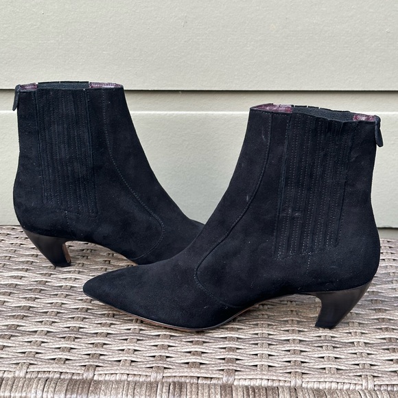 Labucq Black Suede Boots - Picture 3 of 10
